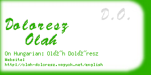 doloresz olah business card